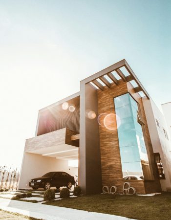 parked car on garage